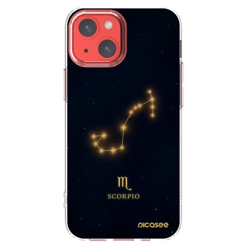 Picasee silikonowe przeźroczyste etui na Apple iPhone 13 mini - SCORPIO