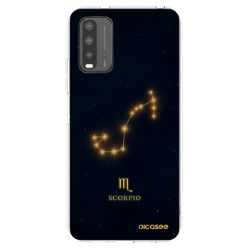 Picasee silikonowe przeźroczyste etui na Xiaomi Redmi 9T - SCORPIO