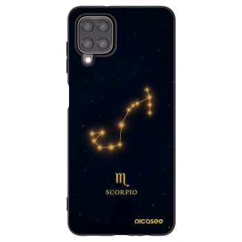 Picasee silikonowe czarne etui na Samsung Galaxy M12 M127F - SCORPIO