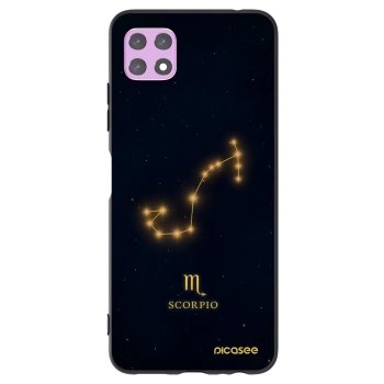 Picasee silikonowe czarne etui na Samsung Galaxy A22 A226B 5G - SCORPIO