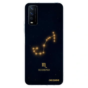Picasee silikonowe przeźroczyste etui na Vivo Y11s - SCORPIO
