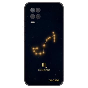 Picasee silikonowe czarne etui na Realme 8 5G - SCORPIO