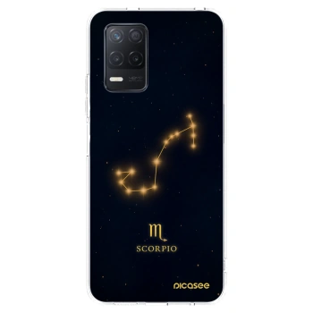 Picasee silikonowe przeźroczyste etui na Realme 8 5G - SCORPIO