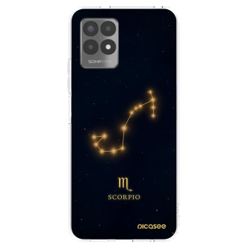 Picasee silikonowe przeźroczyste etui na Realme 8i - SCORPIO