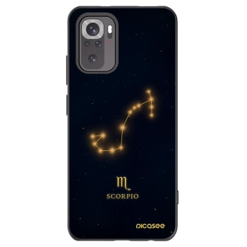 Picasee silikonowe czarne etui na Xiaomi Redmi Note 11S 4G - SCORPIO