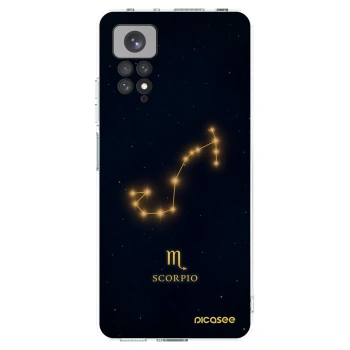 Picasee silikonowe przeźroczyste etui na Xiaomi Redmi Note 11S 4G - SCORPIO