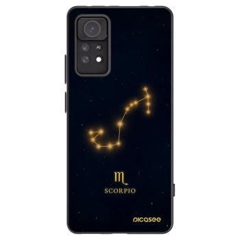 Picasee silikonowe czarne etui na Xiaomi Redmi Note 11 Pro 5G - SCORPIO