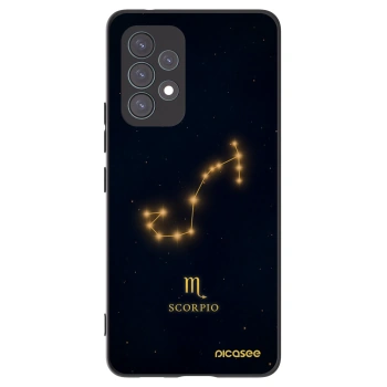 Picasee silikonowe czarne etui na Samsung Galaxy A53 5G A536 - SCORPIO