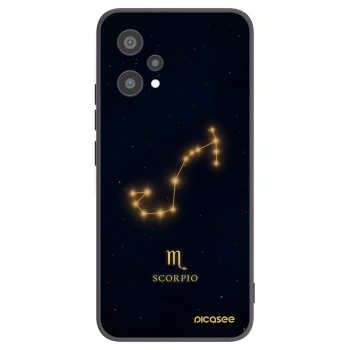 Picasee silikonowe czarne etui na Realme 9 Pro 5G - SCORPIO