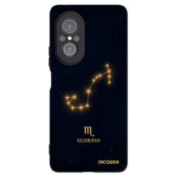 Picasee silikonowe czarne etui na Huawei Nova 9 SE - SCORPIO