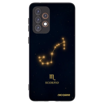 Picasee silikonowe czarne etui na Samsung Galaxy A33 5G A336 - SCORPIO