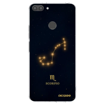 Picasee silikonowe przeźroczyste etui na Huawei P Smart - SCORPIO