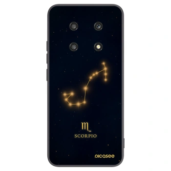 Picasee silikonowe czarne etui na Honor Magic4 Lite 5G - SCORPIO