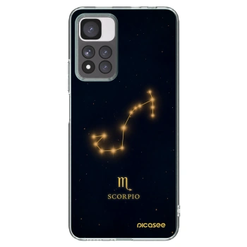 Picasee silikonowe przeźroczyste etui na Xiaomi Redmi Note 11 Pro+ 5G - SCORPIO