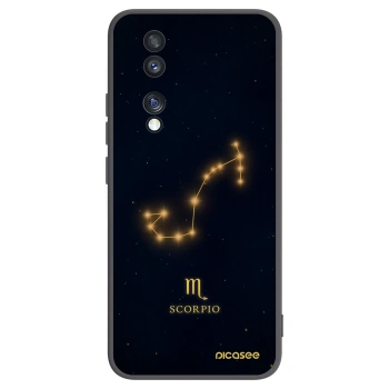 Picasee silikonowe czarne etui na Honor 70 - SCORPIO