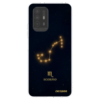 Picasee silikonowe przeźroczyste etui na OPPO A94 5G - SCORPIO