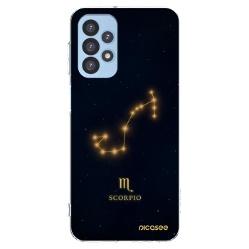 Picasee silikonowe przeźroczyste etui na Samsung Galaxy A23 A235F 4G - SCORPIO