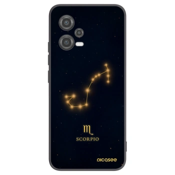Picasee silikonowe czarne etui na Xiaomi Poco X5 - SCORPIO
