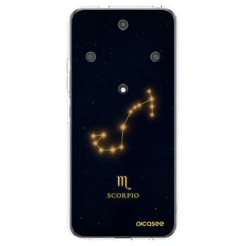 Picasee silikonowe przeźroczyste etui na Honor Magic5 Lite 5G - SCORPIO