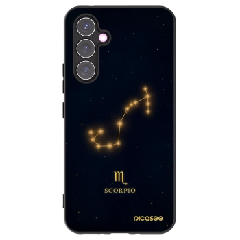 Picasee silikonowe czarne etui na Samsung Galaxy A54 5G A546B - SCORPIO