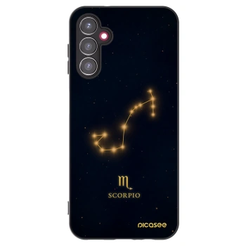Picasee silikonowe czarne etui na Samsung Galaxy A14 4G A145R - SCORPIO