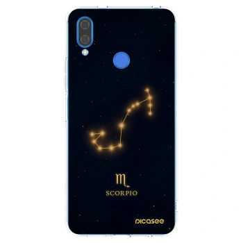 Picasee silikonowe przeźroczyste etui na Huawei Nova 3i - SCORPIO