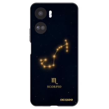 Picasee silikonowe czarne etui na Honor 90 Lite 5G - SCORPIO