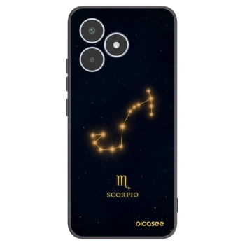 Picasee silikonowe czarne etui na Realme C53 - SCORPIO