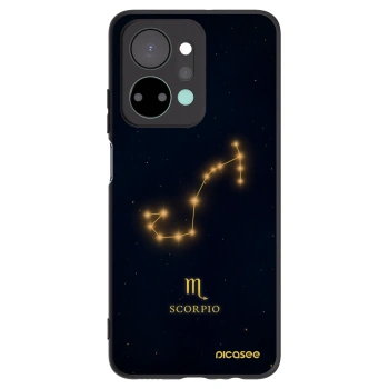 Picasee silikonowe czarne etui na Honor X7a - SCORPIO