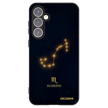 Picasee silikonowe czarne etui na Samsung Galaxy S23 FE S711B - SCORPIO
