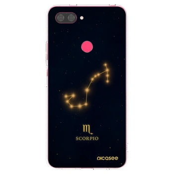 Picasee silikonowe przeźroczyste etui na Xiaomi Mi 8 Lite - SCORPIO