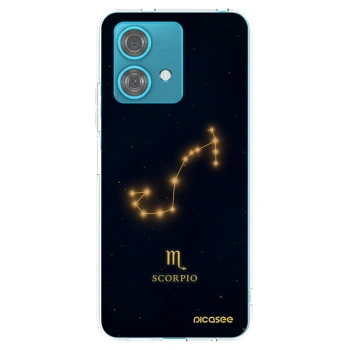 Picasee silikonowe przeźroczyste etui na Motorola Edge 40 Neo - SCORPIO
