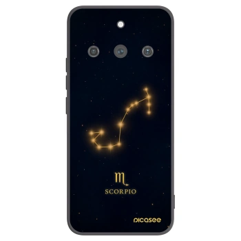 Picasee silikonowe czarne etui na Realme 11 Pro+ - SCORPIO