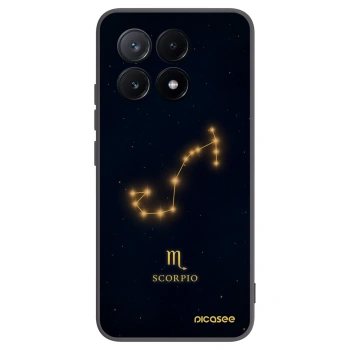 Picasee silikonowe czarne etui na Xiaomi Poco X6 Pro - SCORPIO