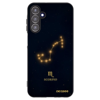 Picasee silikonowe czarne etui na Samsung Galaxy A15 A156B 5G - SCORPIO
