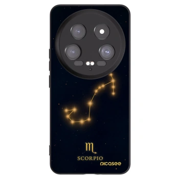 Picasee silikonowe czarne etui na Xiaomi 14 Ultra - SCORPIO
