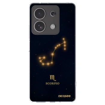 Picasee silikonowe przeźroczyste etui na Xiaomi Redmi Note 13 4G - SCORPIO