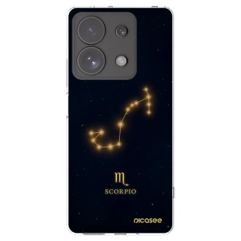 Picasee silikonowe przeźroczyste etui na Xiaomi Redmi Note 13 Pro 4G - SCORPIO