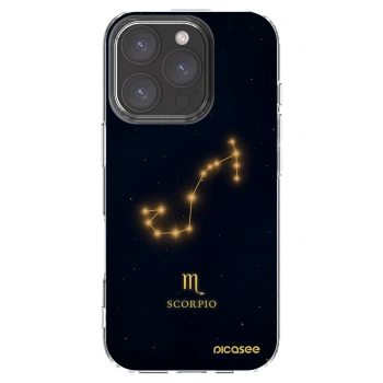 Picasee silikonowe przeźroczyste etui na Apple iPhone 16 Pro - SCORPIO