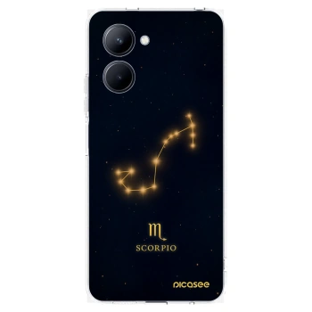Picasee silikonowe przeźroczyste etui na Realme C33 (2023) - SCORPIO