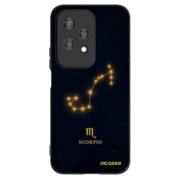Picasee silikonowe czarne etui na Honor 200 Lite - SCORPIO