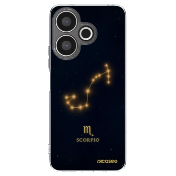Picasee silikonowe przeźroczyste etui na Xiaomi Redmi 13 4G - SCORPIO