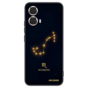 Picasee silikonowe czarne etui na Motorola Moto G85 - SCORPIO