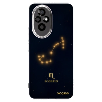 Picasee silikonowe przeźroczyste etui na Honor 200 Pro 5G - SCORPIO