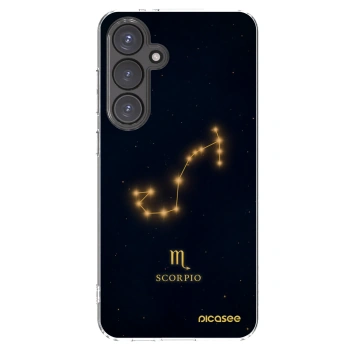 Picasee silikonowe przeźroczyste etui na Samsung Galaxy S24 FE S721B - SCORPIO