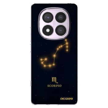 Picasee silikonowe przeźroczyste etui na Xiaomi Redmi Note 14 Pro 5G - SCORPIO