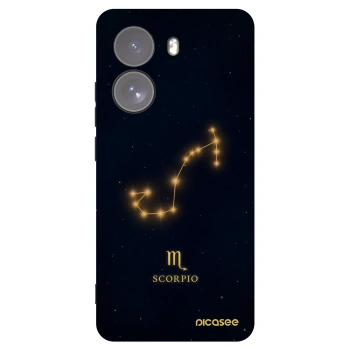 Picasee silikonowe czarne etui na Xiaomi Poco X7 - SCORPIO
