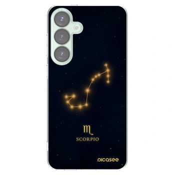 Picasee silikonowe przeźroczyste etui na Samsung Galaxy S25+ 5G - SCORPIO