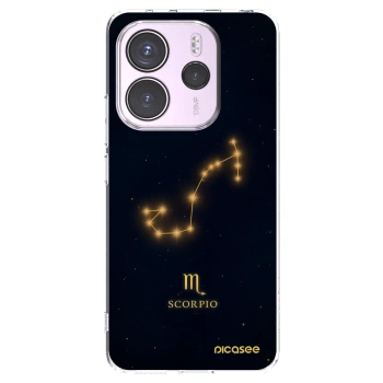 Picasee silikonowe przeźroczyste etui na Xiaomi Redmi Note 14 4G - SCORPIO