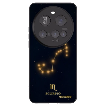 Picasee silikonowe czarne etui na Xiaomi 15 Ultra - SCORPIO